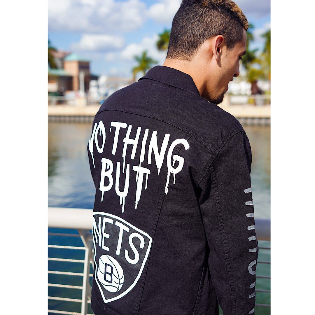 'GO NETS' DENIM JACKET - MEN