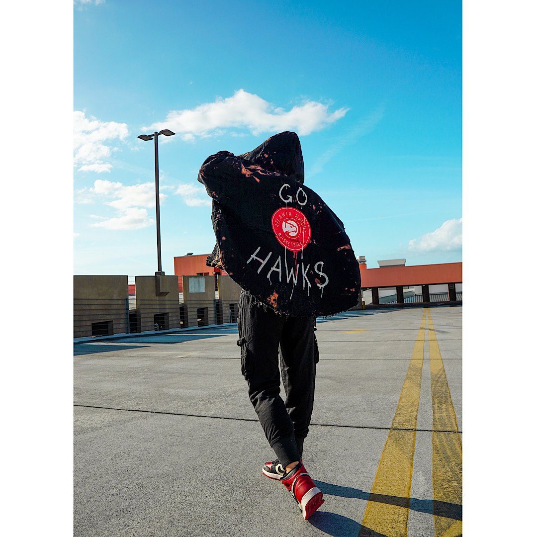 'GO HAWKS' DENIM JACKET - WOMEN