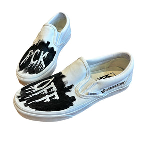 'F OFF' PAINTED VANS