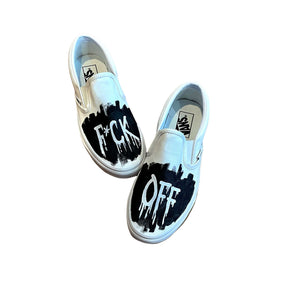 'F OFF' PAINTED VANS