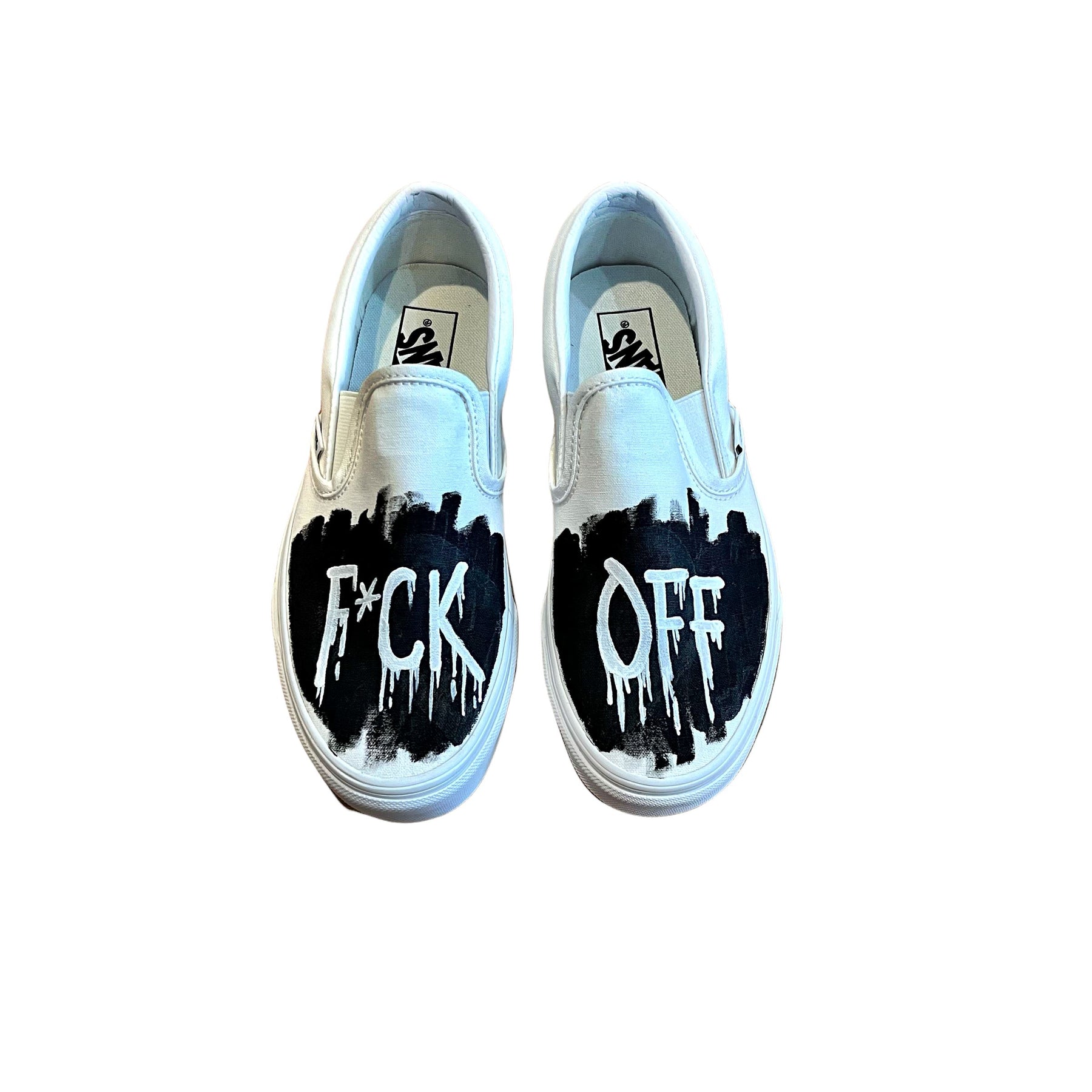 'F OFF' PAINTED VANS