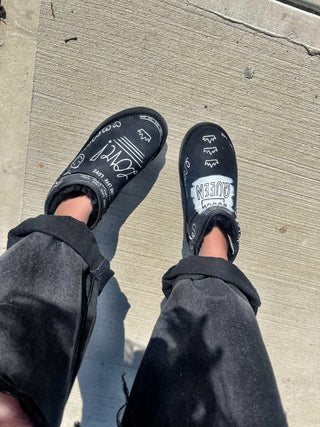 Graffiti Love' Painted Emu Boots