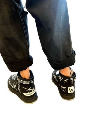 Graffiti Love' Painted Emu Boots