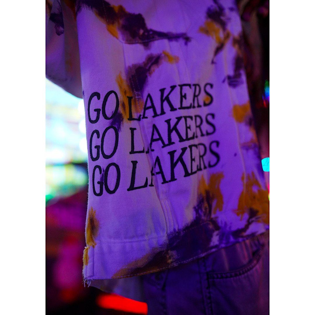 'GO LAKERS' DENIM JACKET - WOMEN