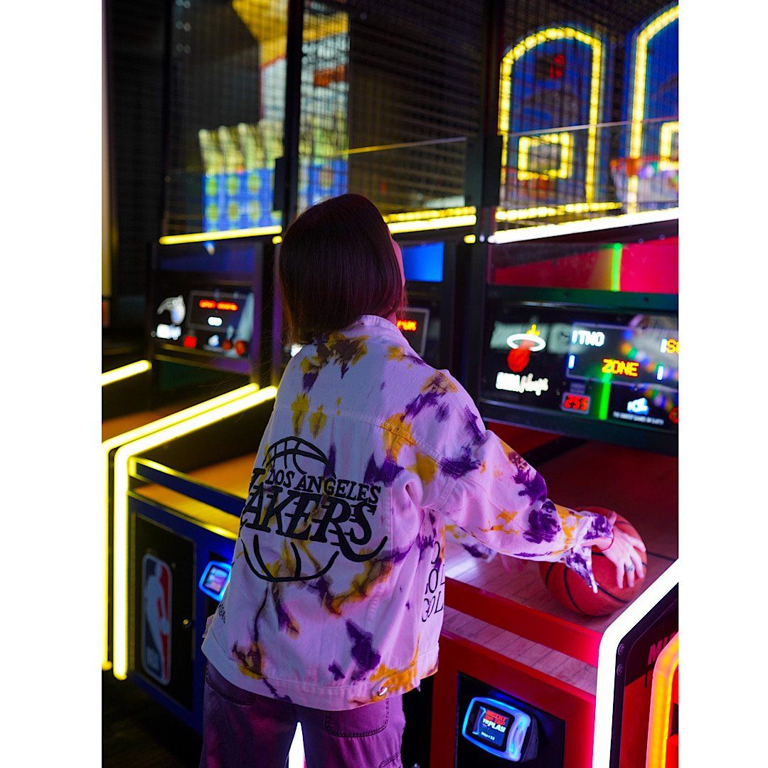 'GO LAKERS' DENIM JACKET - WOMEN