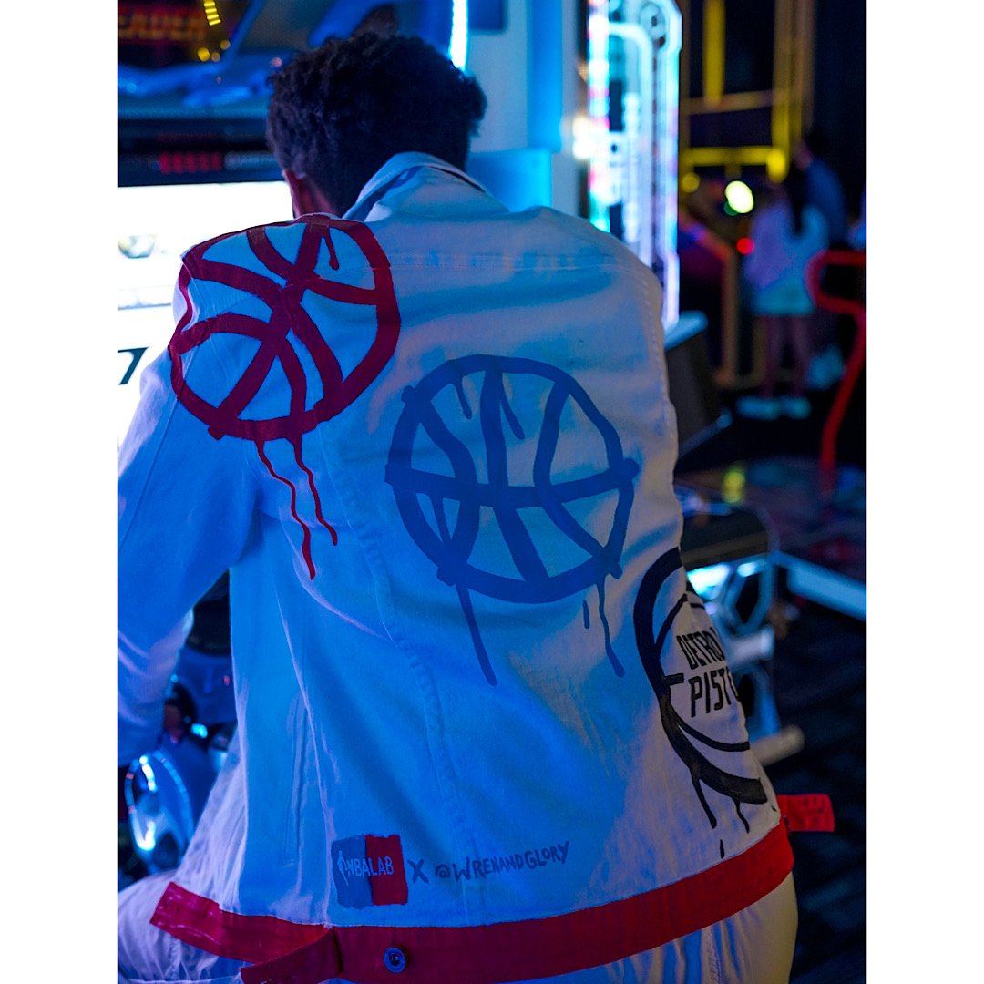 'GO PISTONS' DENIM JACKET - MEN