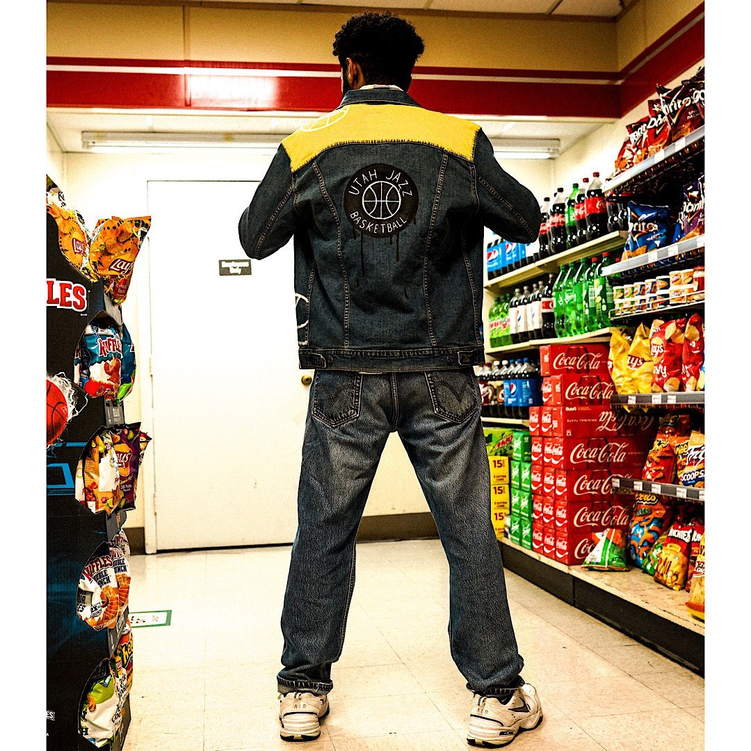 'GO JAZZ' DENIM JACKET - MEN
