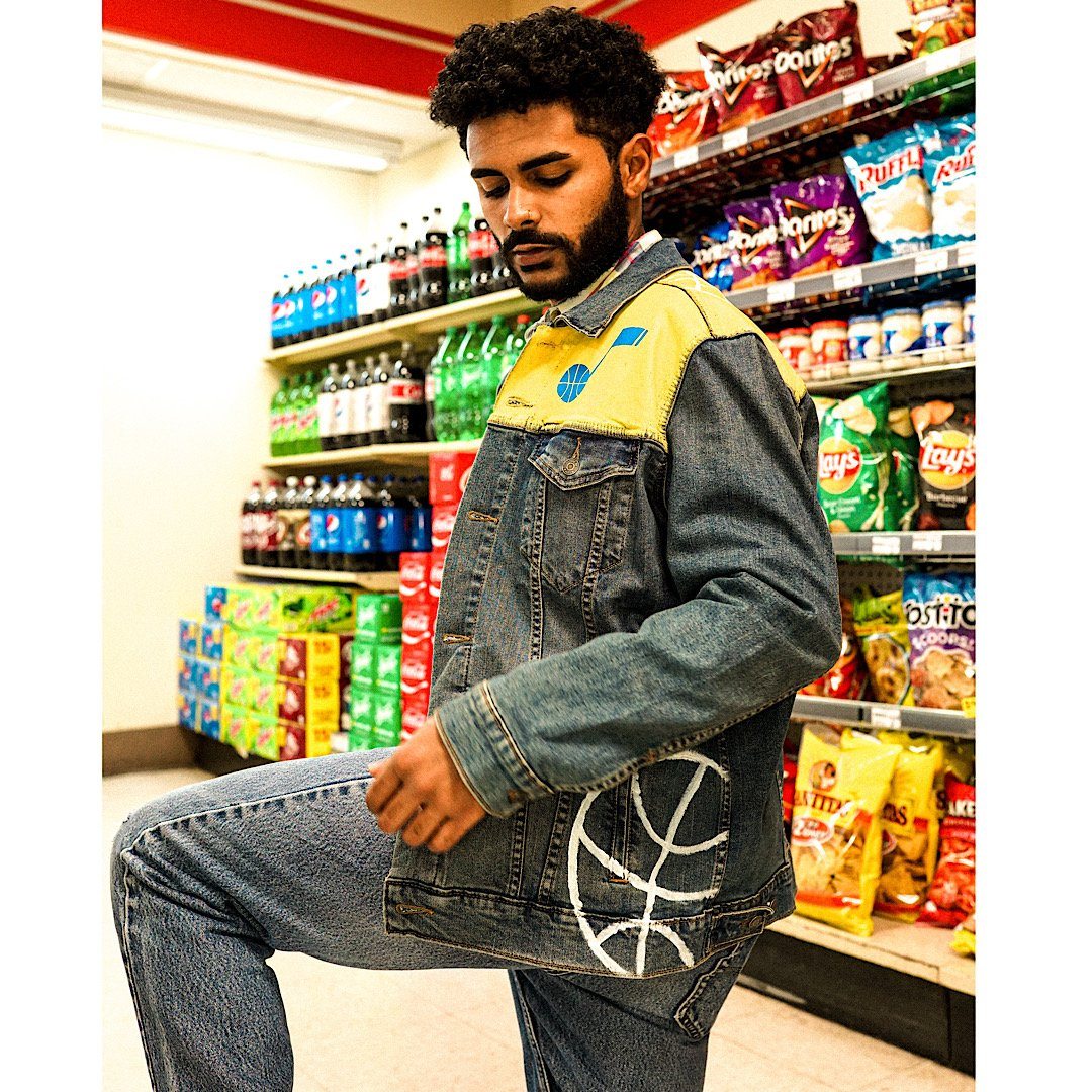 'GO JAZZ' DENIM JACKET - MEN