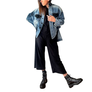 'Mama Needs A Hug' Denim Jacket