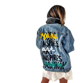 'Fashion Is Art' Denim Jacket