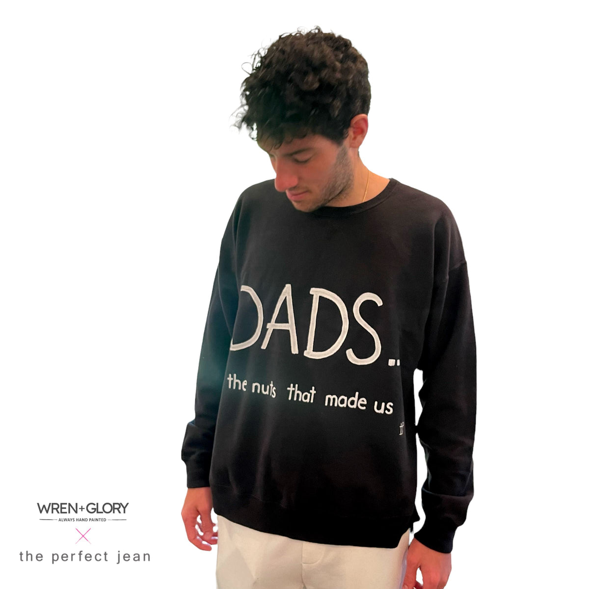 'Dads...Da Nuts' Painted Sweatshirt