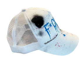 'F Off' Painted Hat