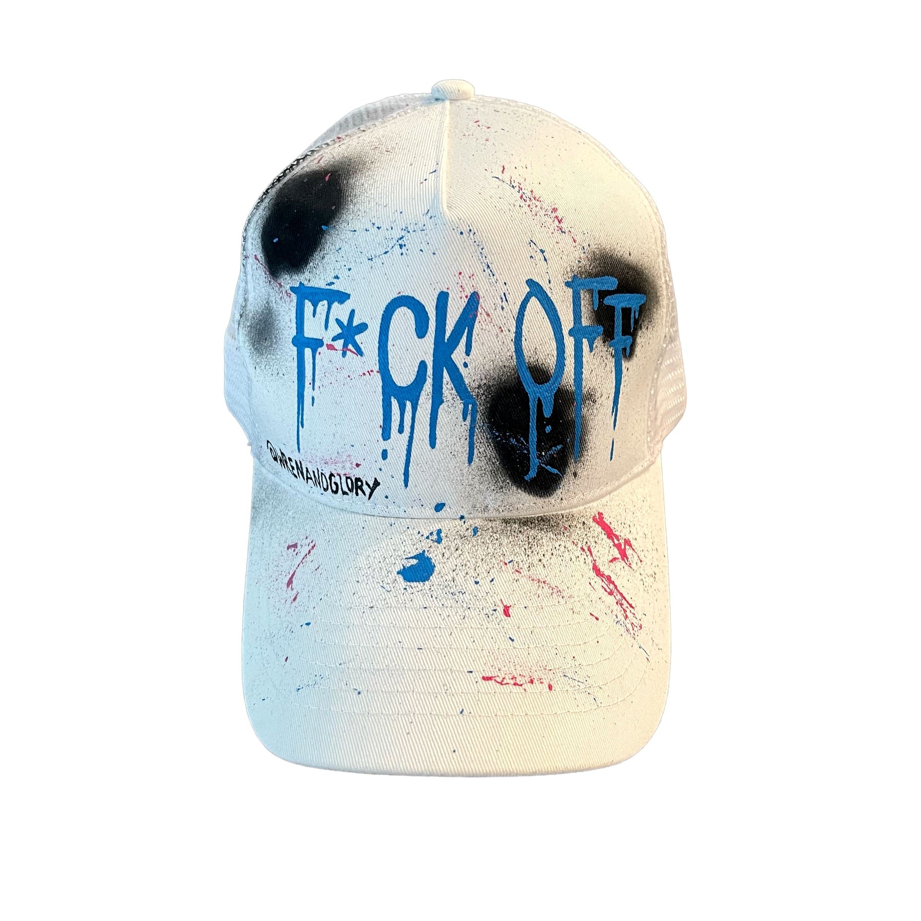 'F Off' Painted Hat