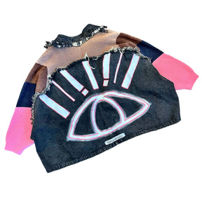 'See No Evil' Denim Jacket