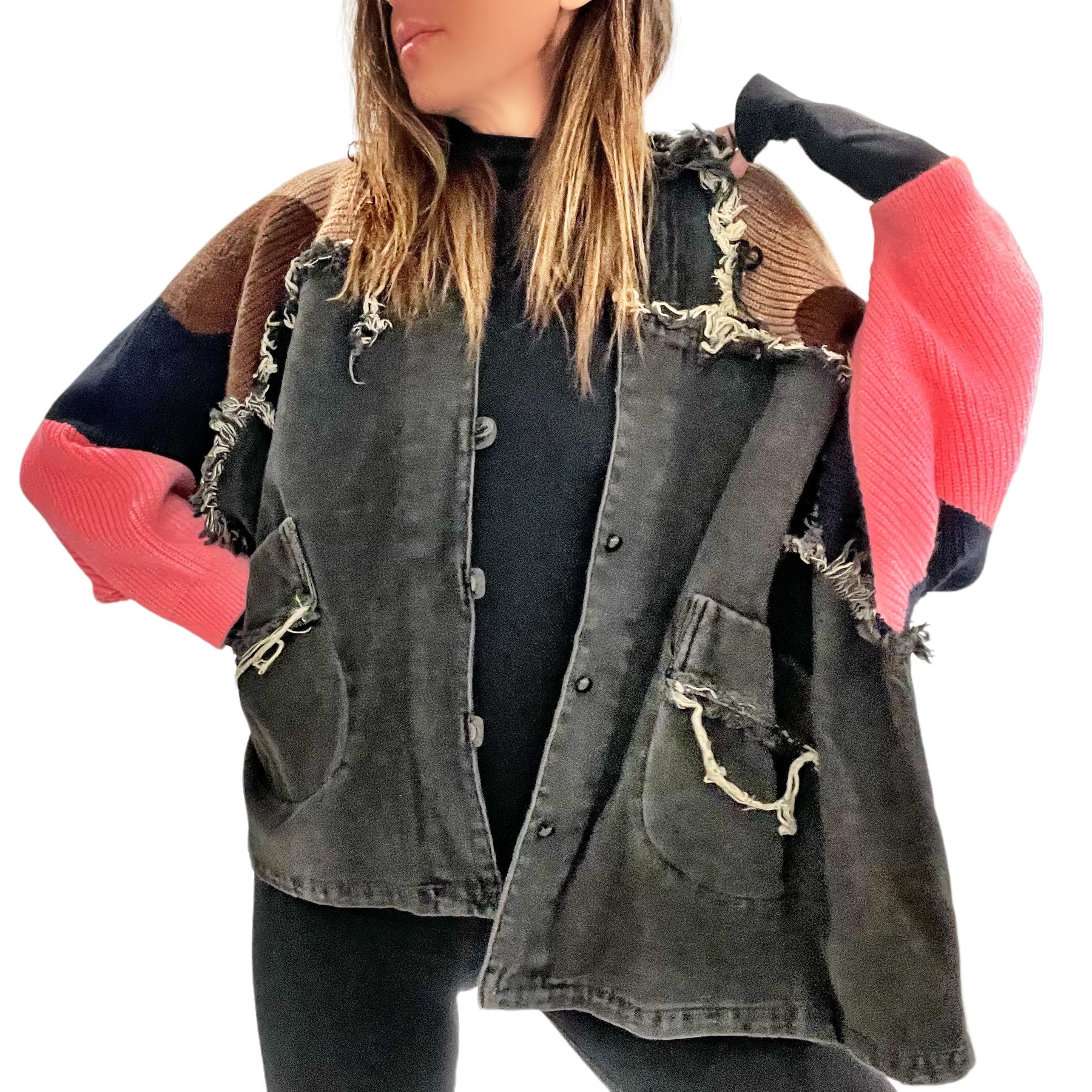 'See No Evil' Denim Jacket