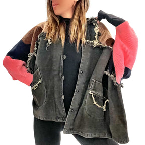 'See No Evil' Denim Jacket