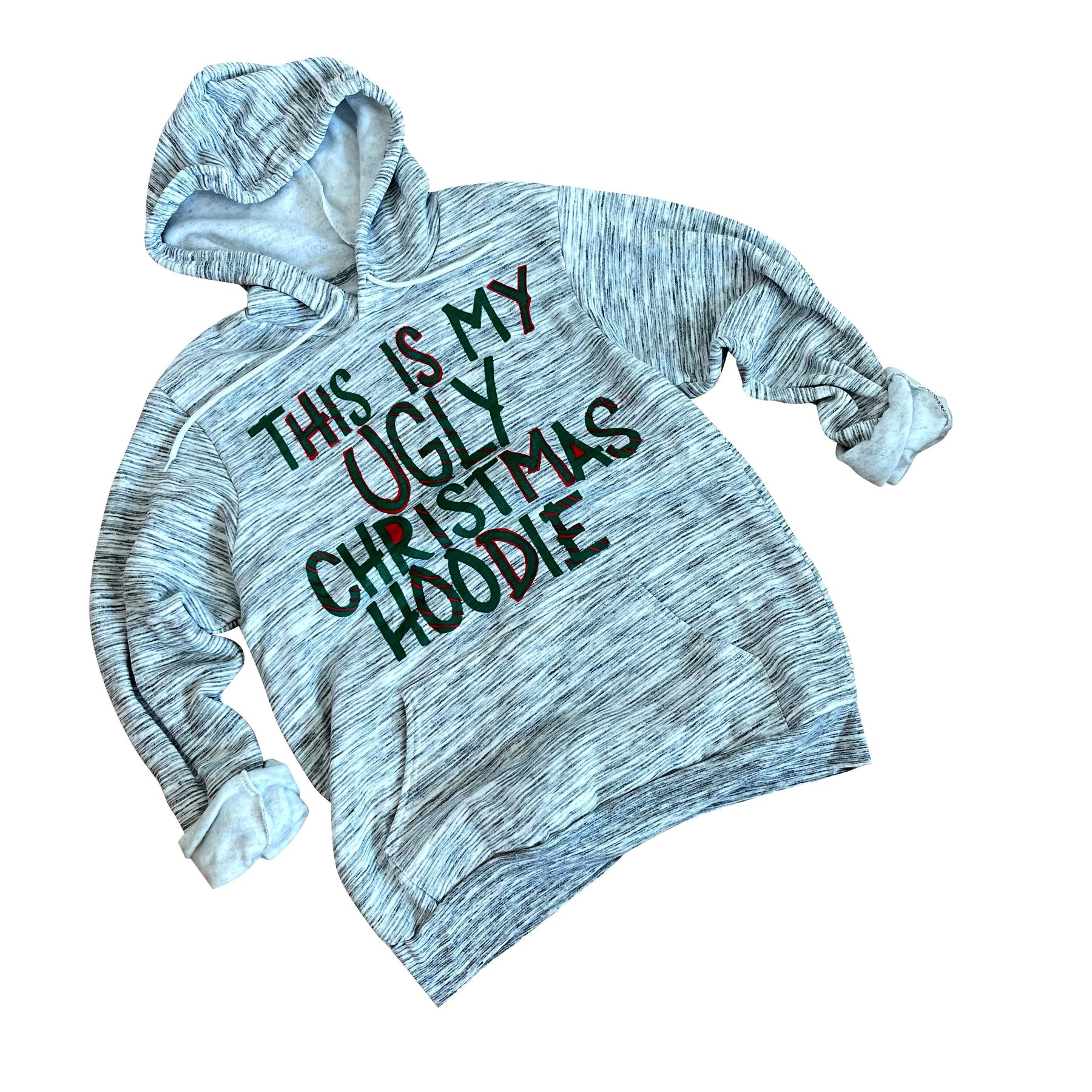 'ITS A CHRISTMAS HOODIE' PAINTED HOODIE