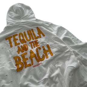 'Tequila and the Beach' Painted Hoodie