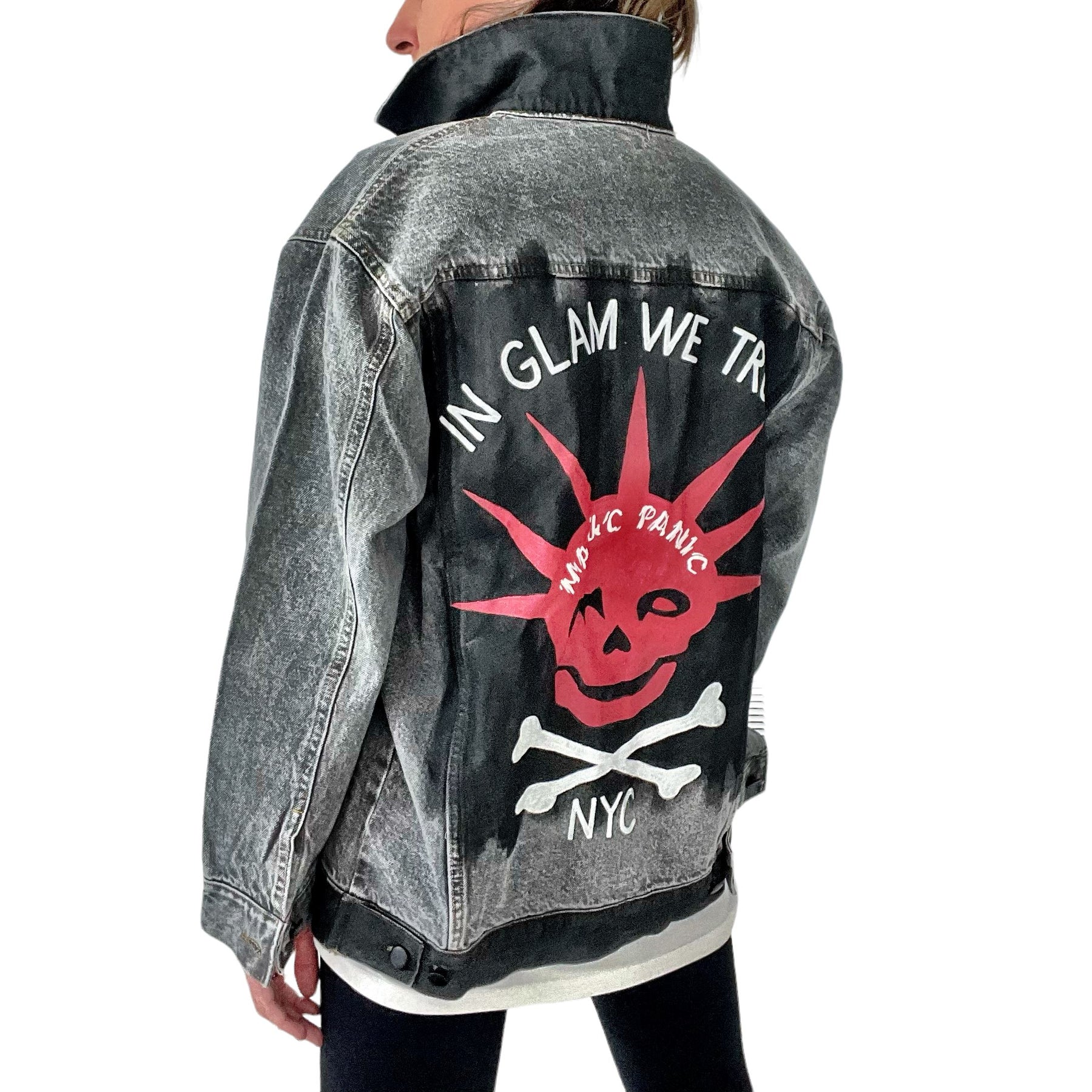 'Trust The Glam' Denim Jacket
