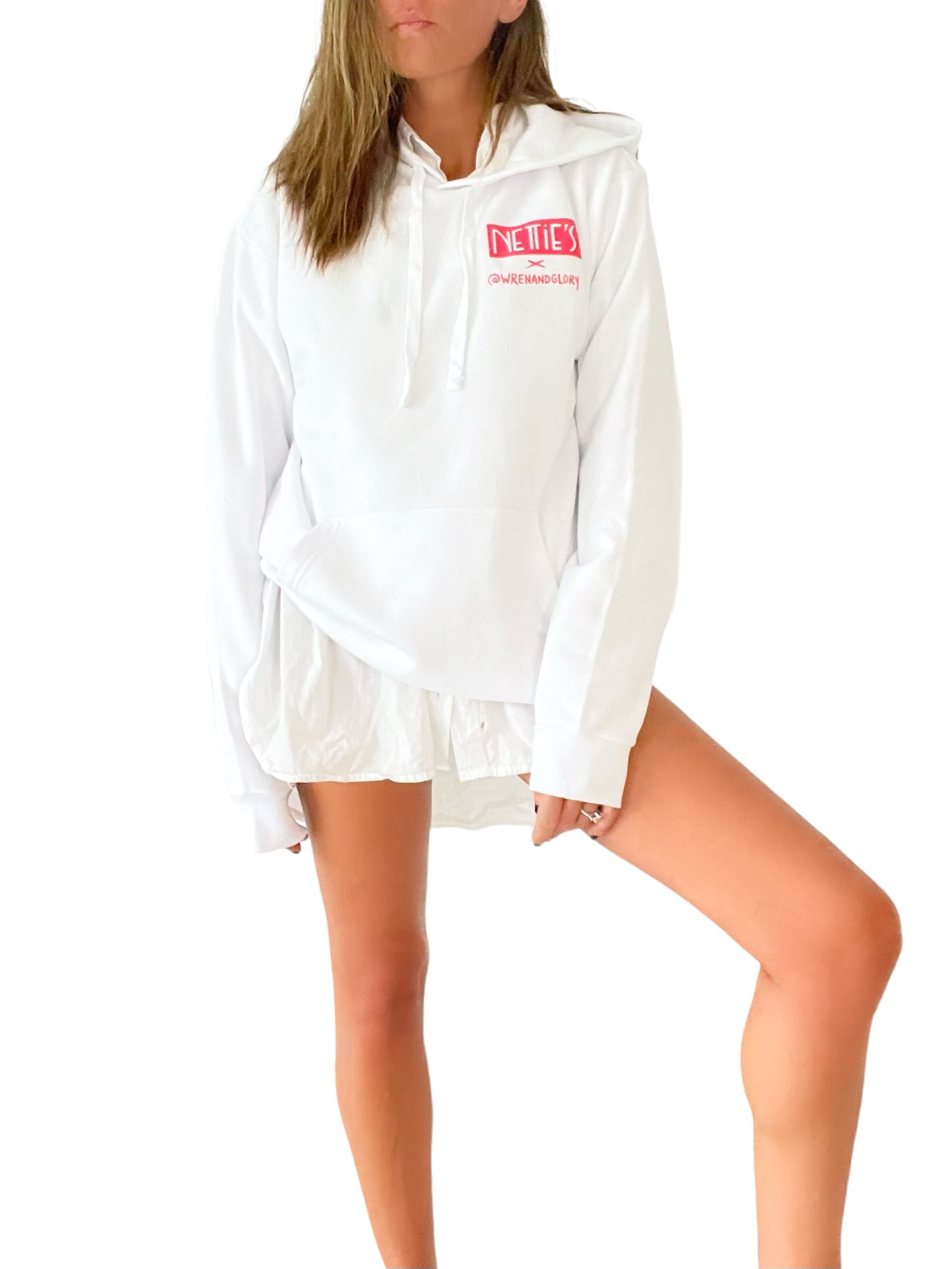 'Pasta For Days' Painted Hoodie