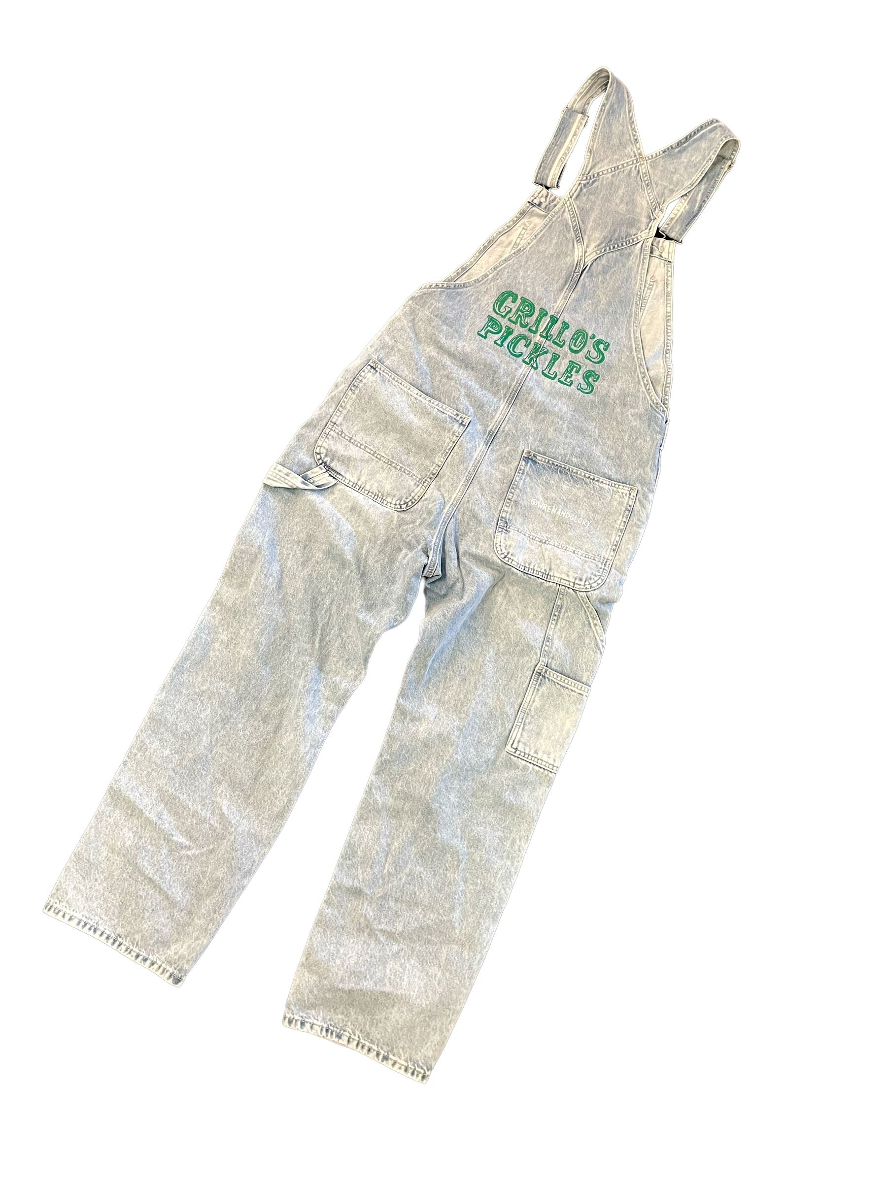 Grillo's x W+G 'Chill Pickle' Painted Overalls