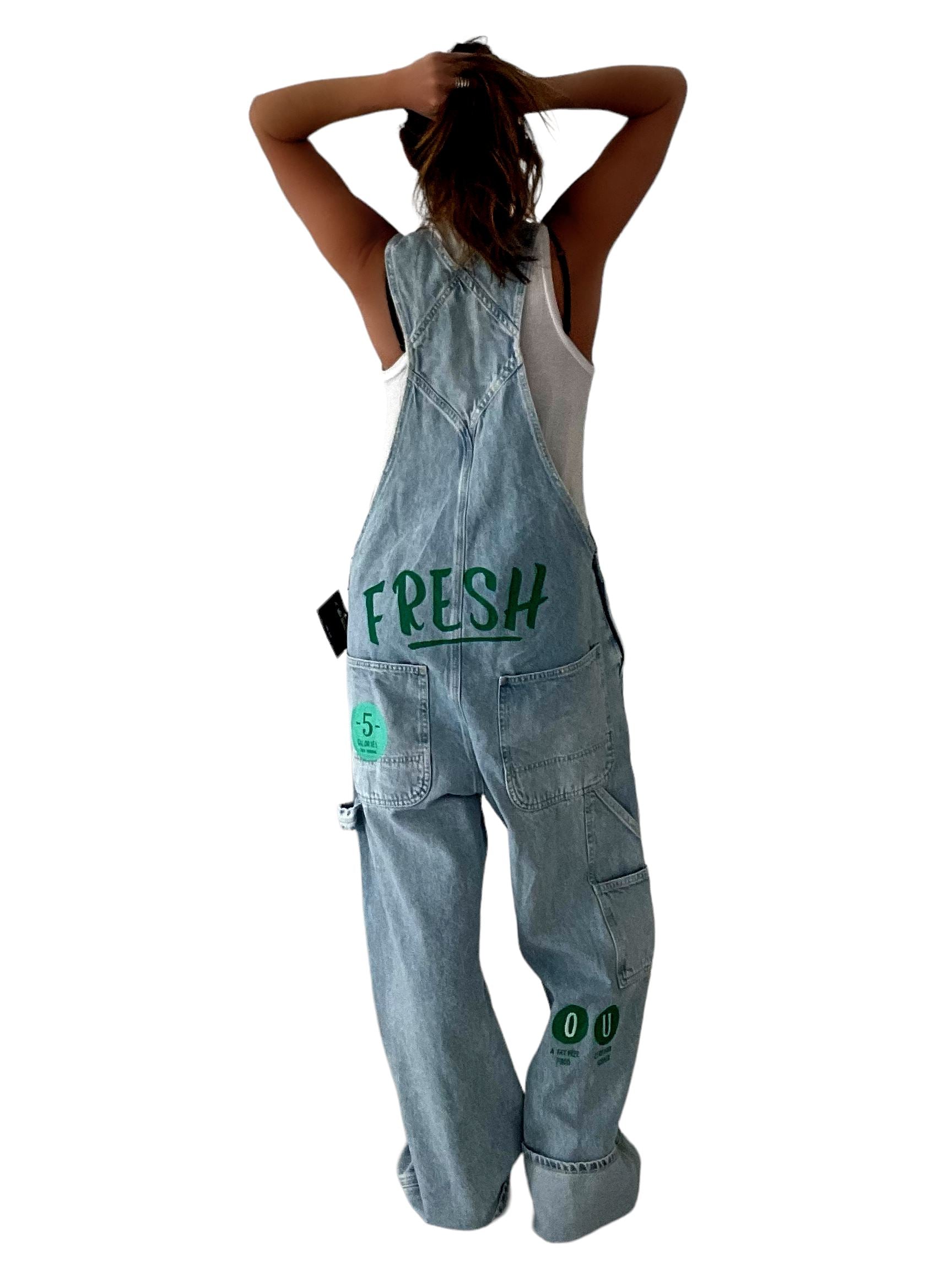 'Grillo's x W+G Fresh' Painted Overalls