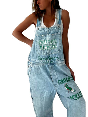 'Grillo's x W+G Fresh' Painted Overalls