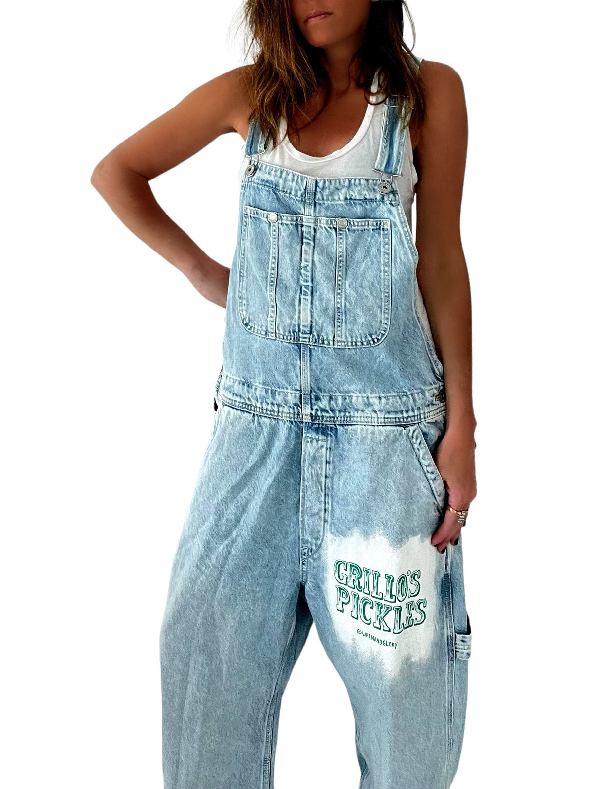 Grillo's x W+G 'Will Work' Painted Overalls