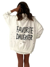 'Fav Daughter' Painted Hoodie