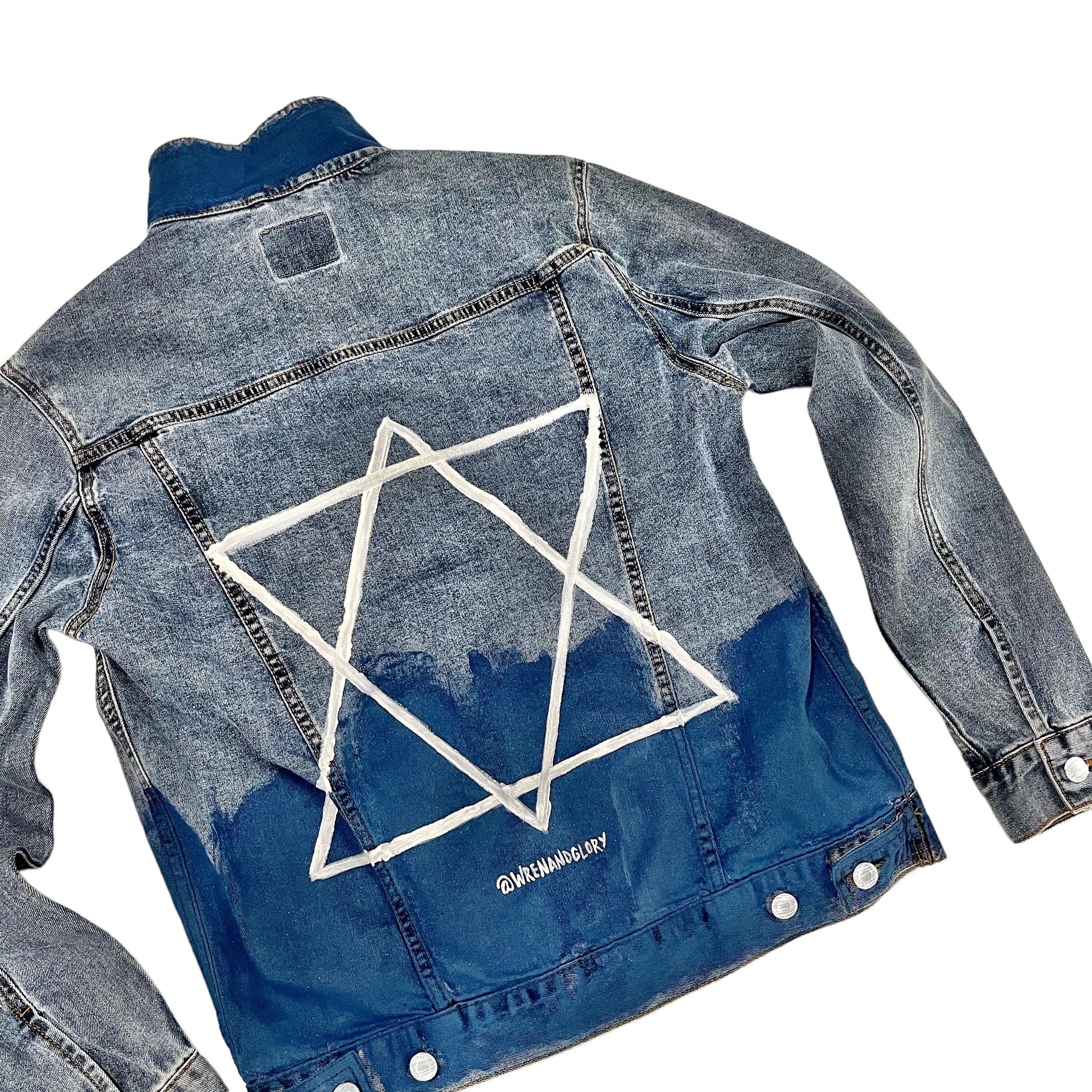 'Stand With Israel' Denim Jacket