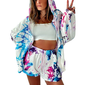 'Bright Sky' Painted Sweat Set