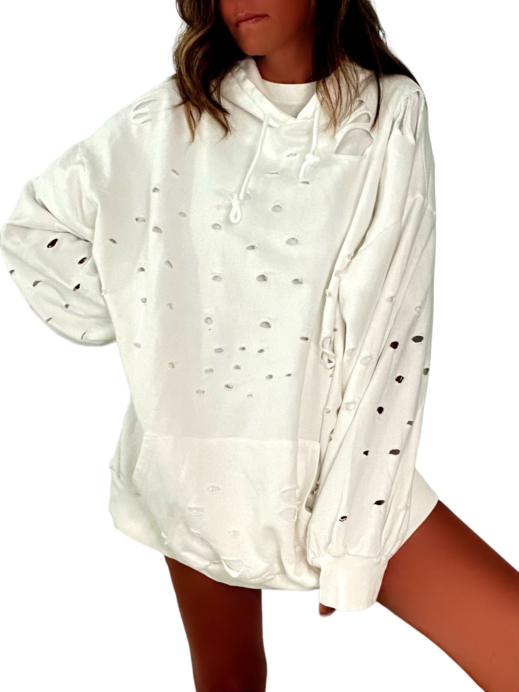 'Fav Daughter' Painted Hoodie