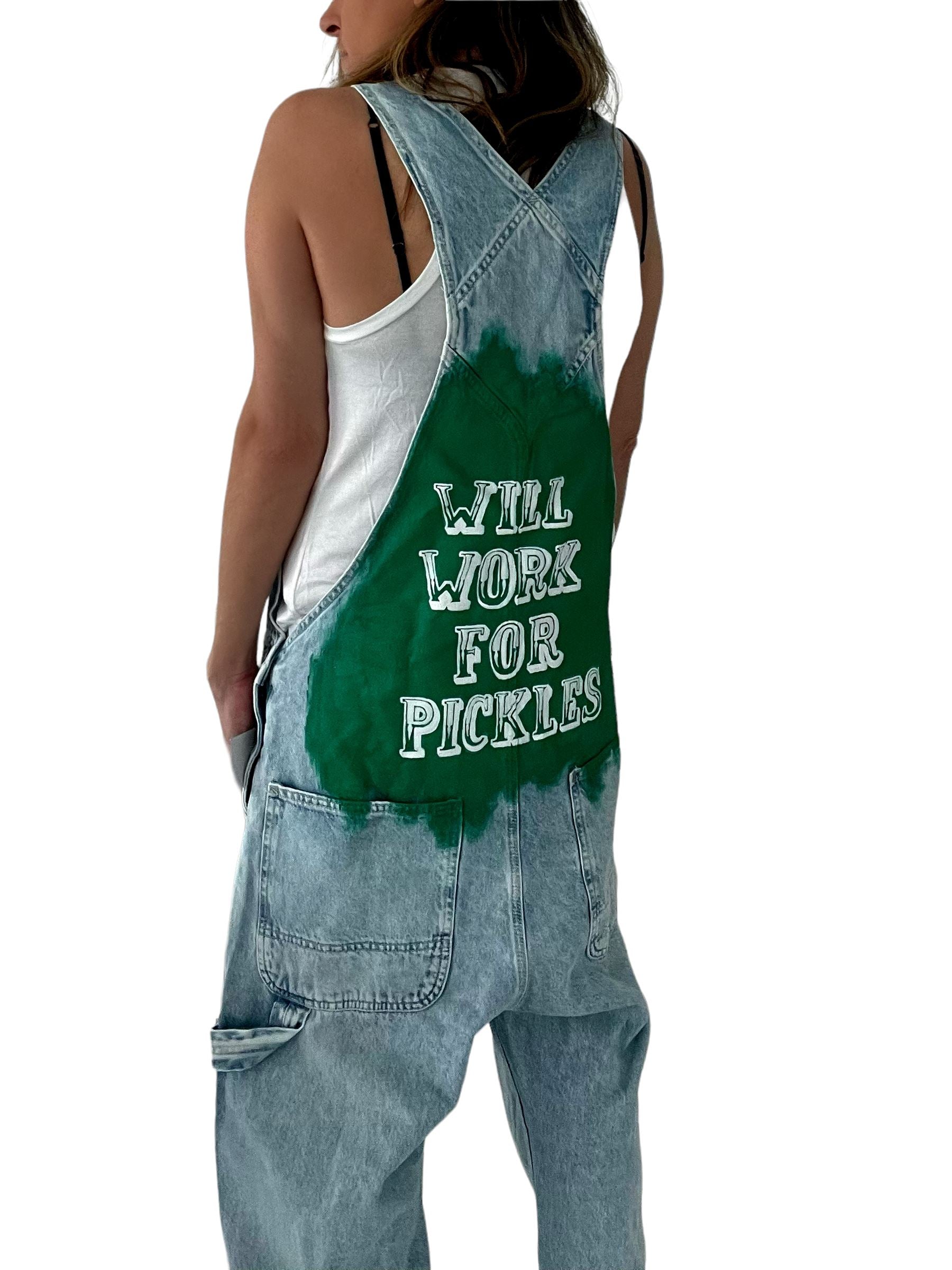 Grillo's x W+G 'Will Work' Painted Overalls