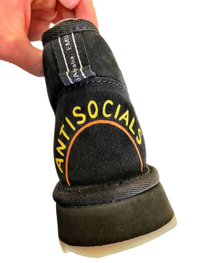 'Save The Anti Socials' Painted Emu Boots