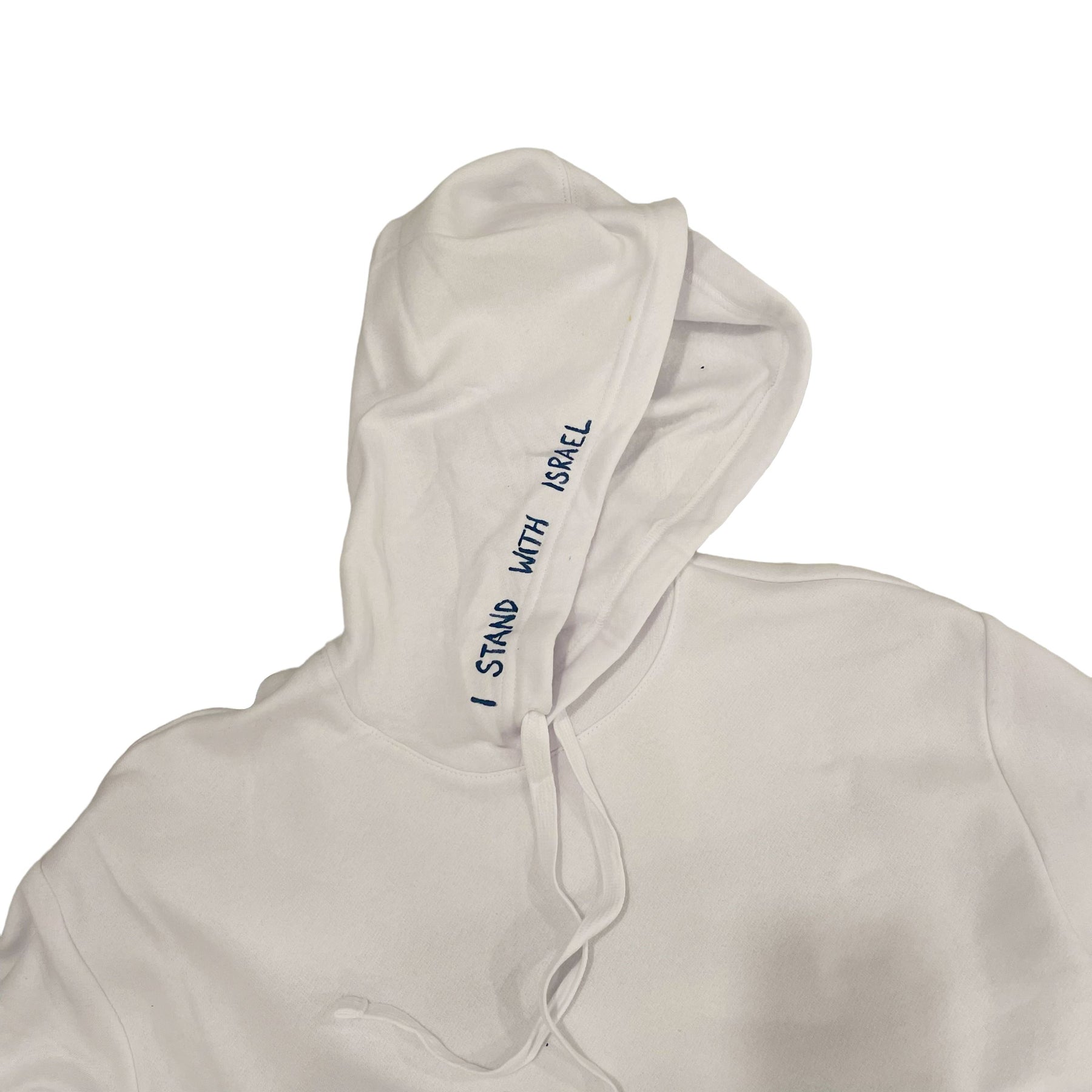'Stand with Us' Painted Hoodie