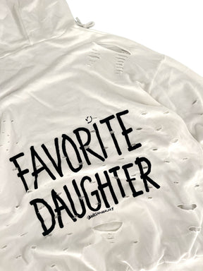 'Fav Daughter' Painted Hoodie