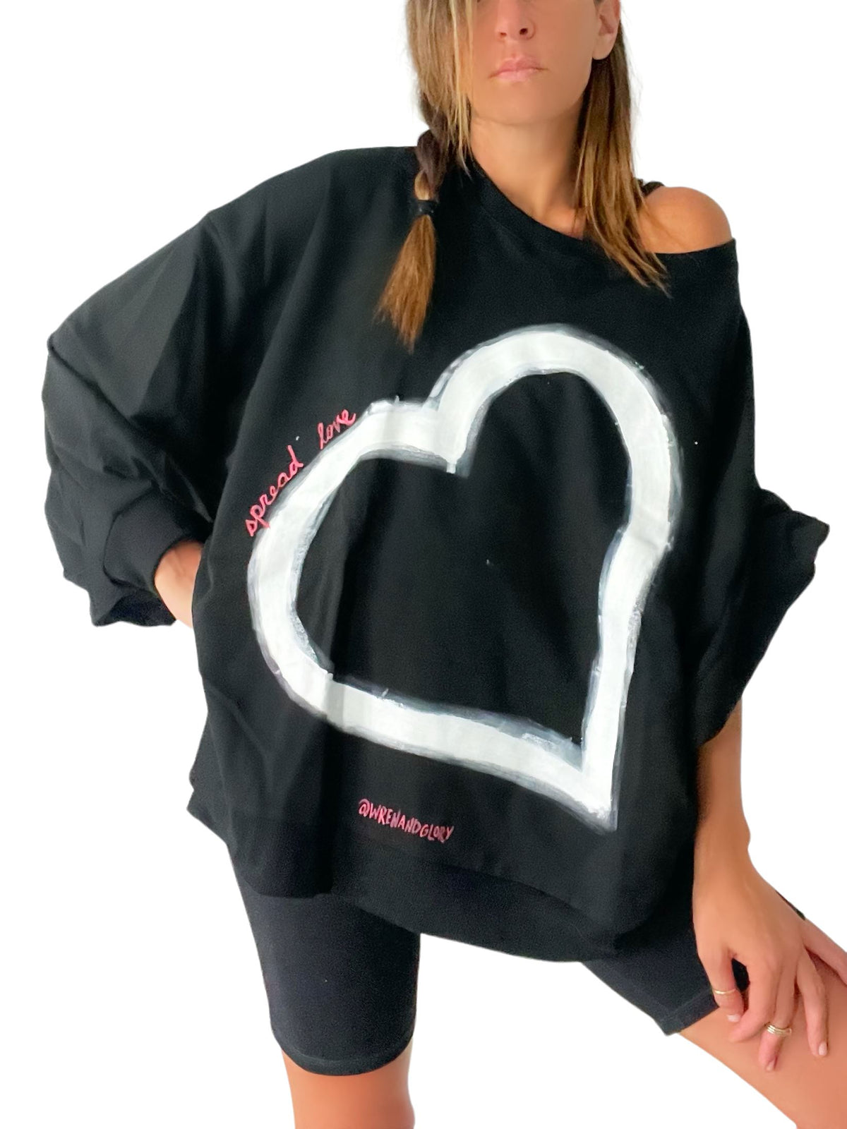 'Share Your Love' Painted Crewneck