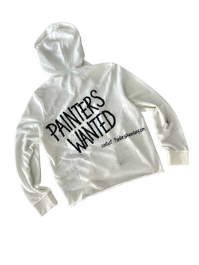 'Painter's Wanted' Painted Hoodie