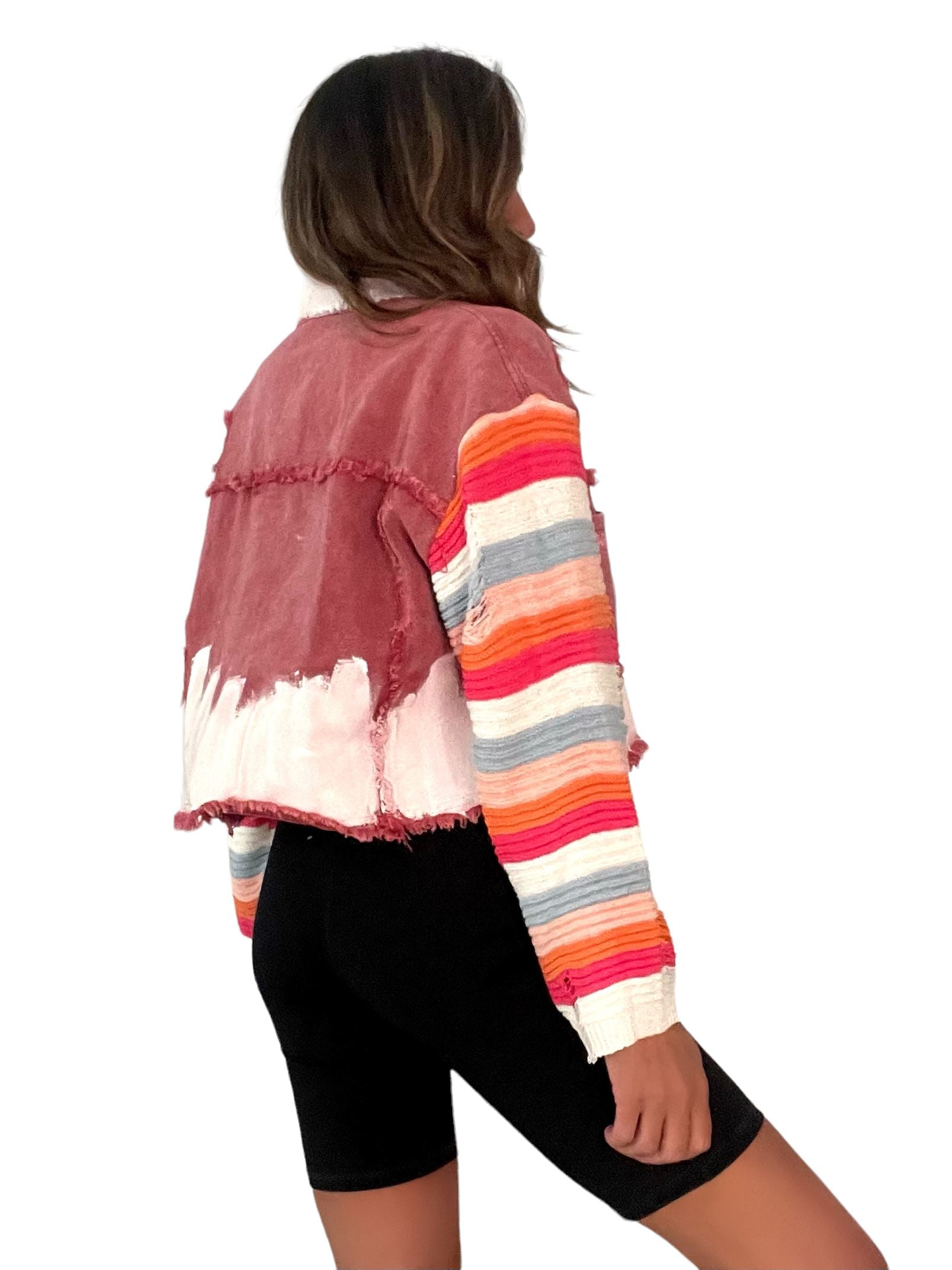 'Beyond Knits' Painted Jacket