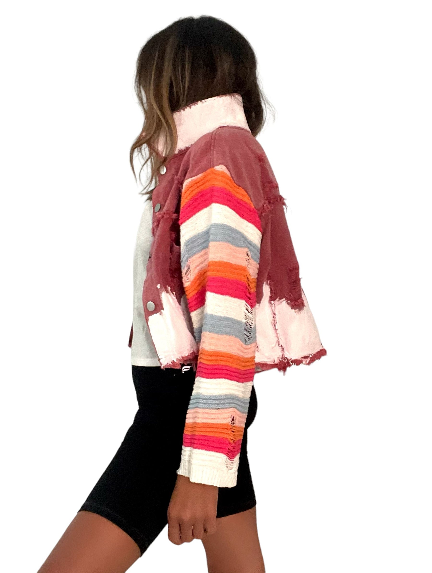 'Beyond Knits' Painted Jacket