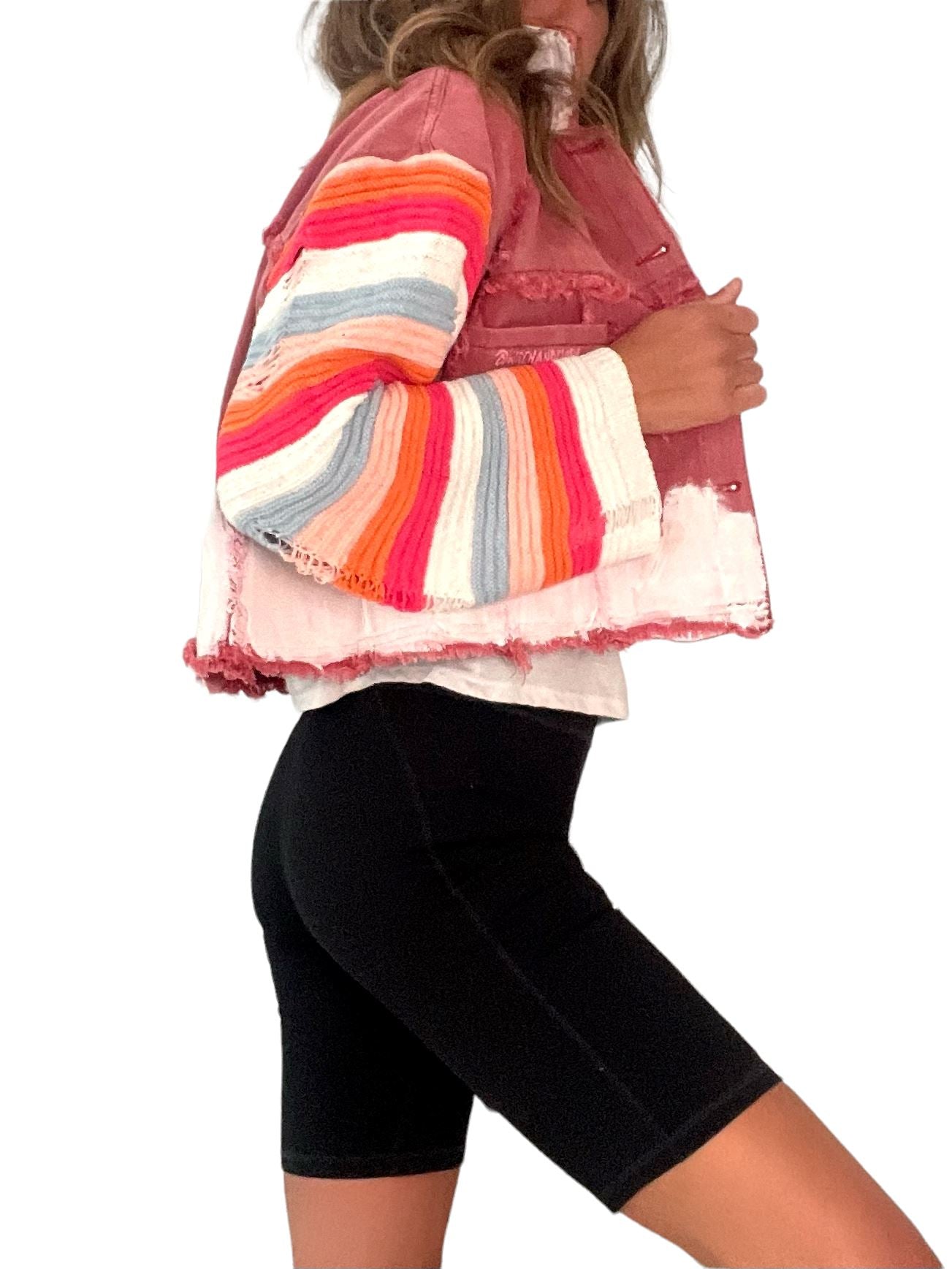 'Beyond Knits' Painted Jacket