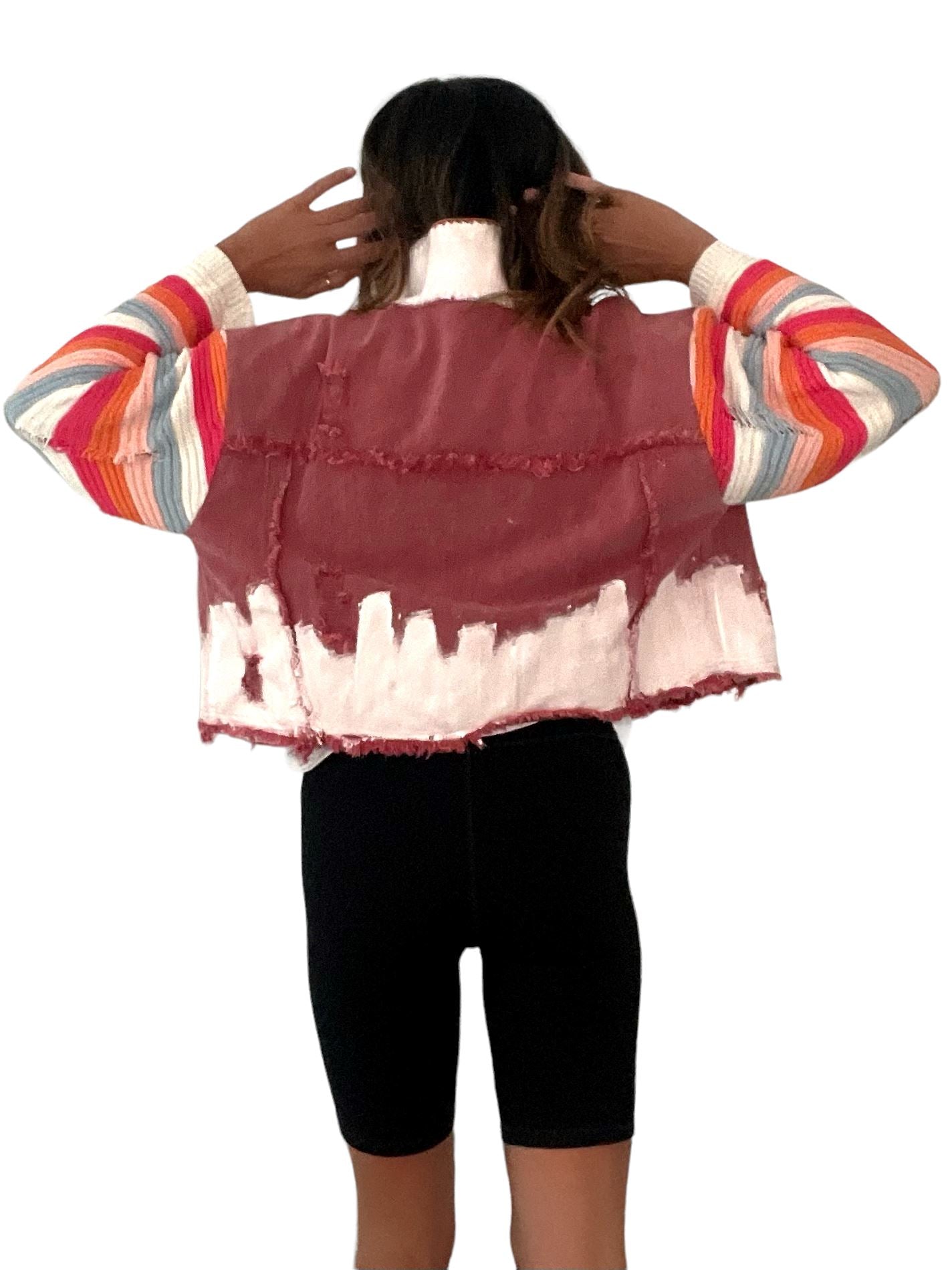 'Beyond Knits' Painted Jacket