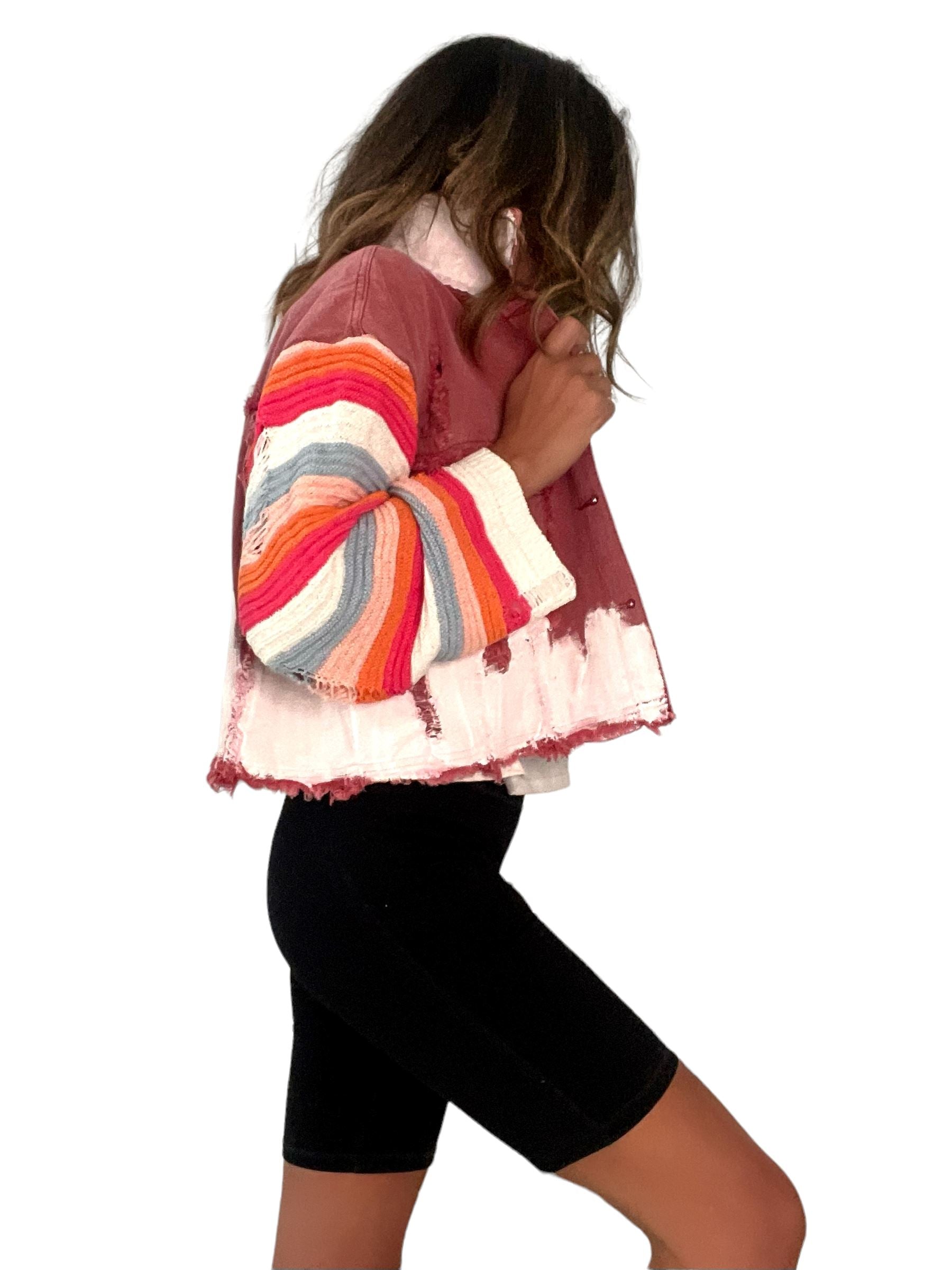 'Beyond Knits' Painted Jacket