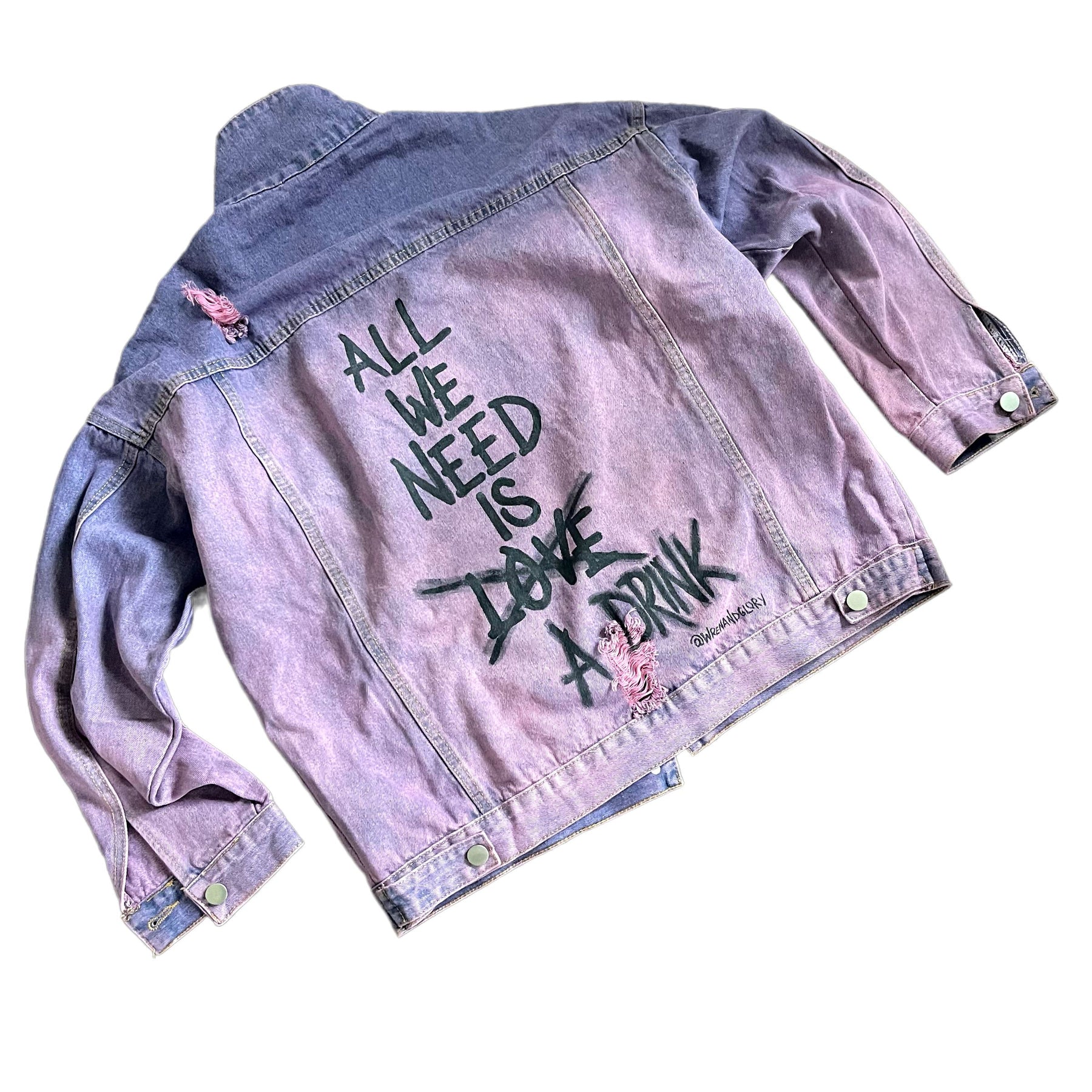 'Drink Drink Drink' Denim jacket