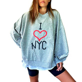 'I Heart NYC' Painted Sweater