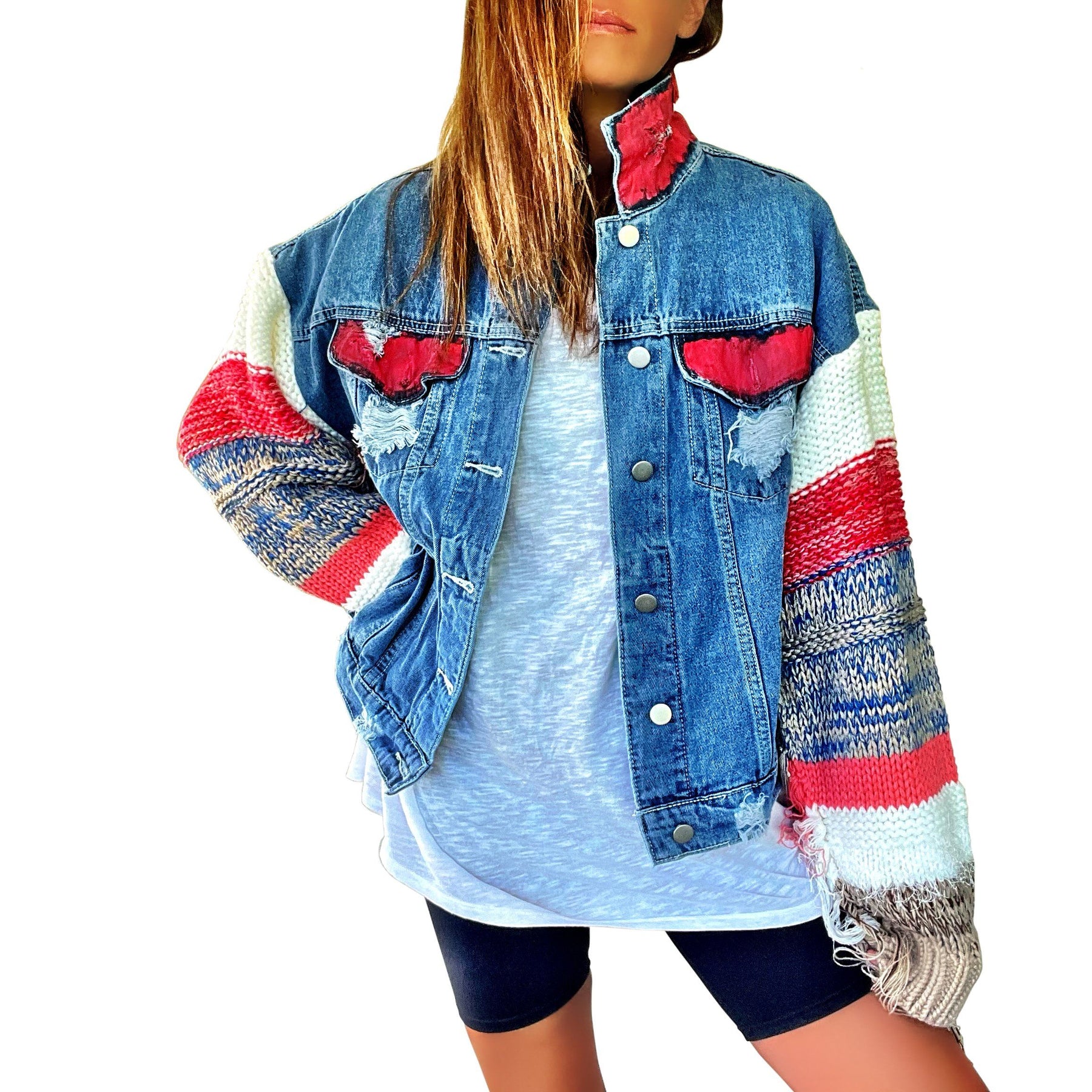 'SIMPLE THOUGHTS' DENIM JACKET