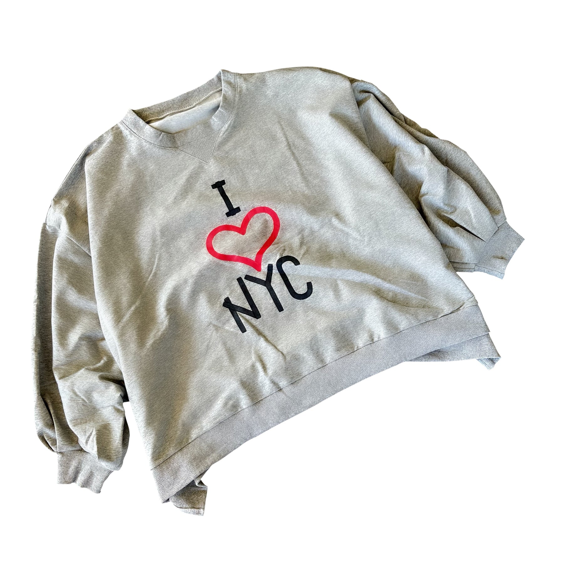 'I Heart NYC' Painted Sweater