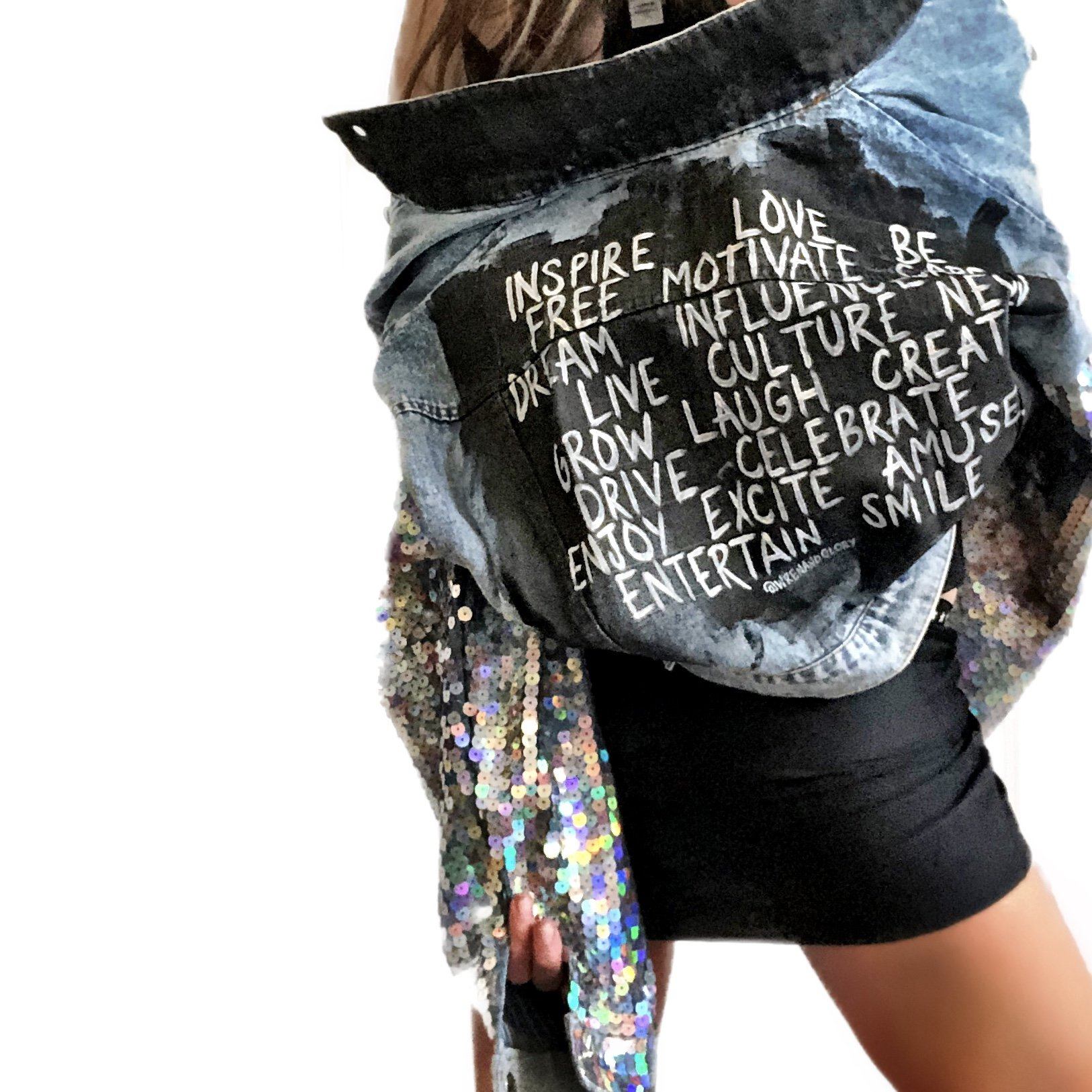 'RESOLUTION' DENIM JACKET