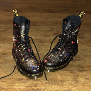 'SPLATTER' PAINTED BOOTS
