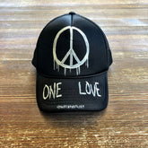 'ONE LOVE' PAINTED HAT